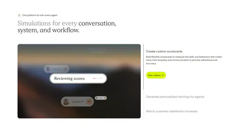 Solidroad features section: two-tone serif headline above a blurred landscape card with score UI chips beside an expandable feature list